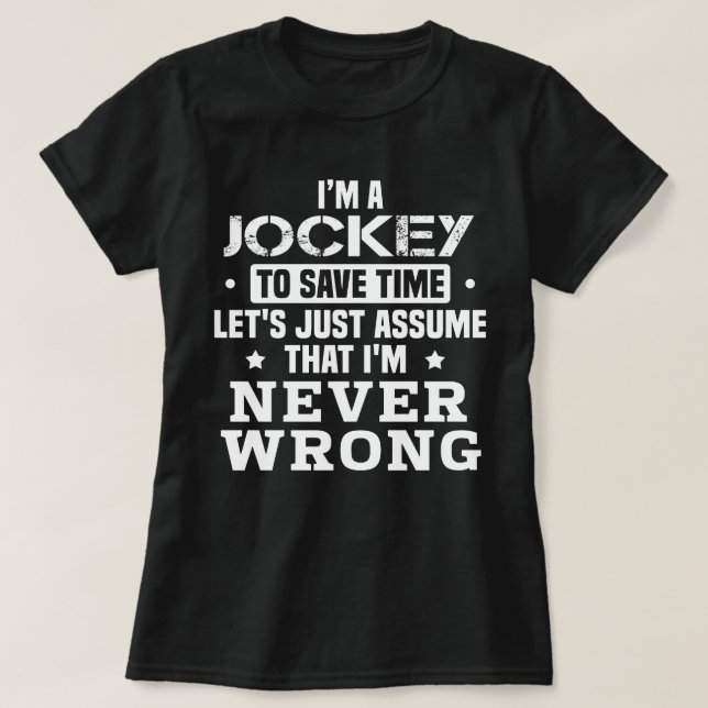 T-shirt Jockey (Design devant)