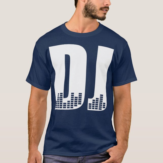 T-shirt Jockey cool DJ Beat Disk (Devant)