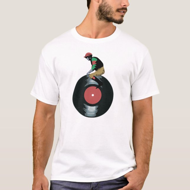 T-shirt Jockey de disque (Devant)