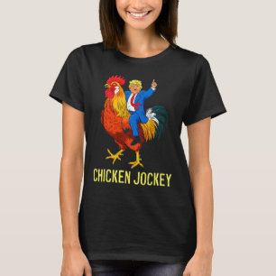 T-shirt Jockey de poulet Trump Mème amusant 4