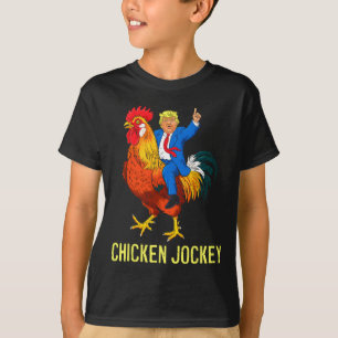 T-shirt Jockey de poulet Trump Mème amusant 4
