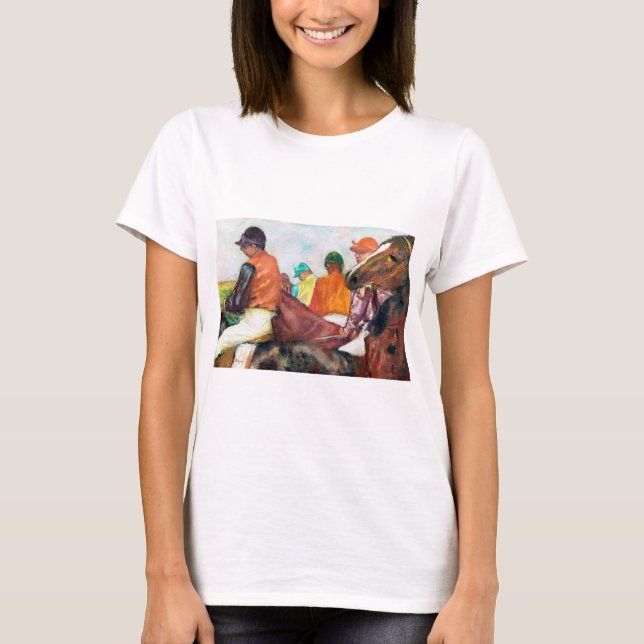 T-shirt Jockey et cheval, Edgar Degas (Devant)