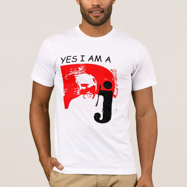 T-shirt Jockey sur disque (Devant)