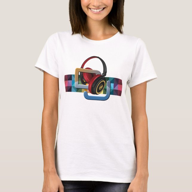 T-shirt Jockey sur disque (Devant)