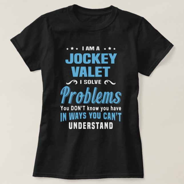 T-shirt Jockey Valet (Design devant)