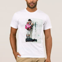 Jockey Weighin by Norman Rockwell