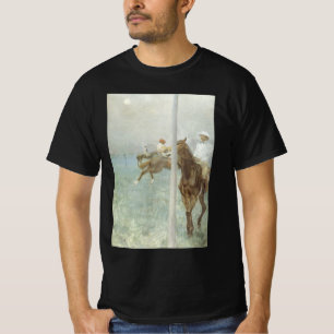 T-shirt Jockeys avant la course par Edgar Degas