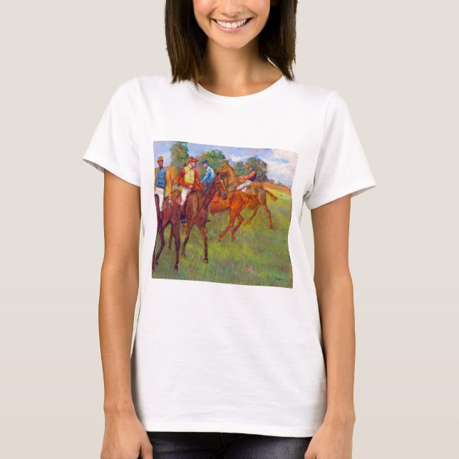 T-shirt Jockeys et chevaux de course, Edgar Degas (Devant)