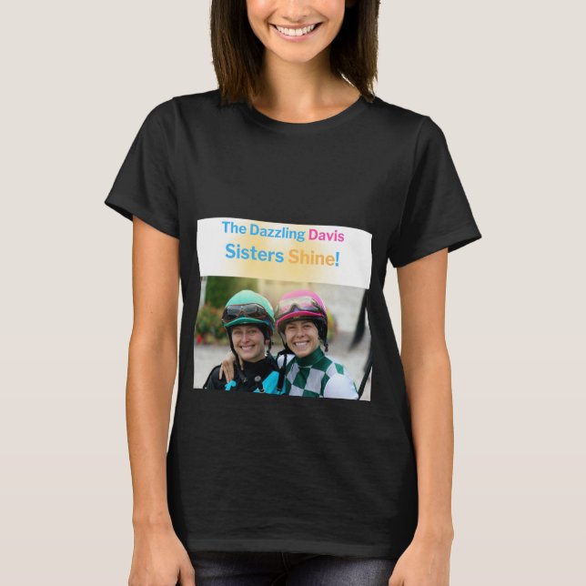 T-shirt Jockeys - Les soeurs Davis (Devant)