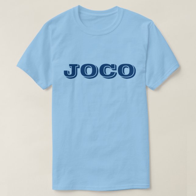T-shirt JOCO Comté de Johnston (Design devant)