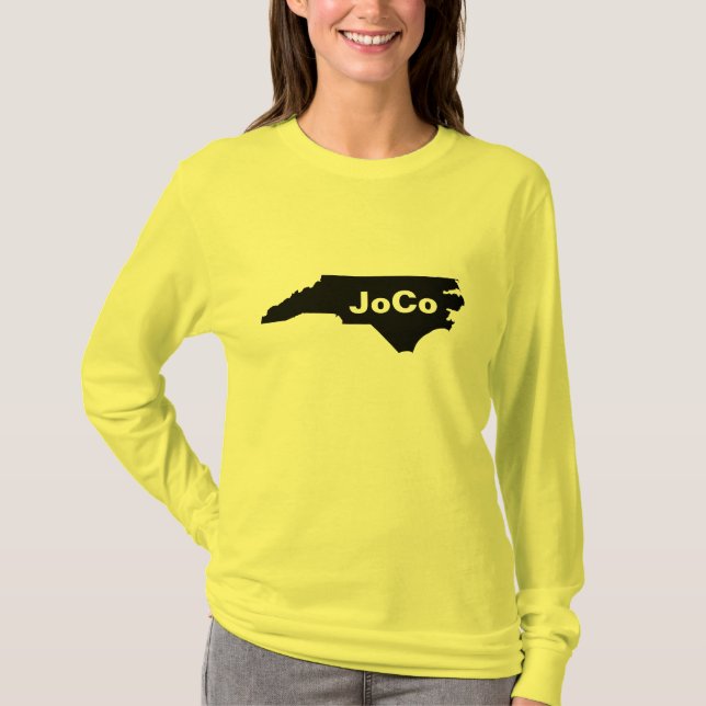 T-shirt JoCo Johnston Comté de Caroline du Nord (Devant)