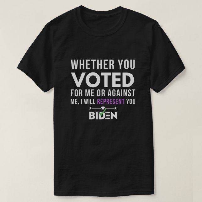 T-shirt joe biden (Design devant)