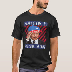 T-shirt Joe Biden a confondu Joyeux 4 juillet amusant