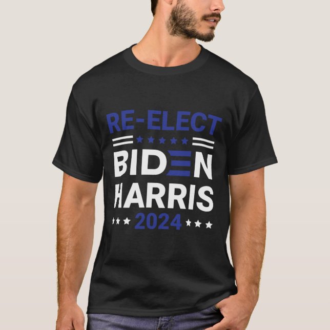 T-shirt Joe Biden Démocrates 2024 (Devant)