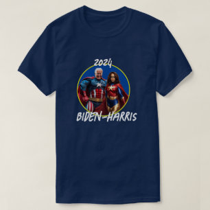 T-shirt Joe Biden et Kamala Harris en super-héros