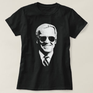 T-shirt Joe Biden Face avec les aviateurs