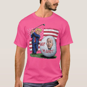 T-shirt Joe Biden Golf Ball Drôle