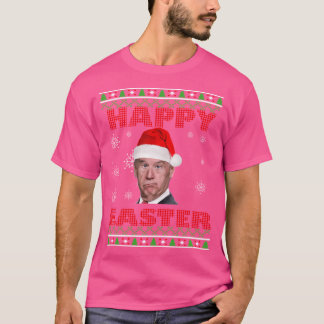 T-shirt Joe Biden Joyeux Noël hideux de Pâques