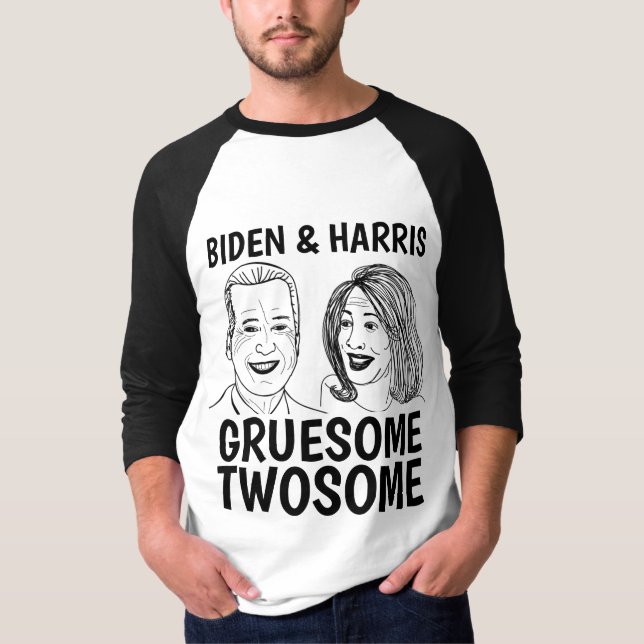 T-SHIRT JOE BIDEN & KAMALA HARRIS GRUESOME TWOSOME (Devant)