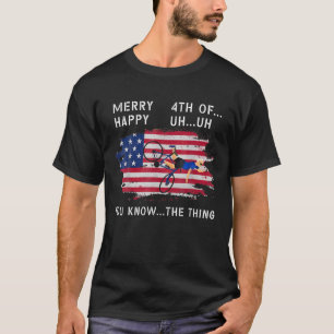 T-shirt Joe Biden Merry Bike Bicycle USA Drapeau Funny 4E