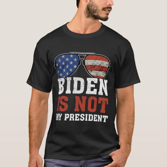 T-shirt Joe Biden - Pas mon président (Devant)
