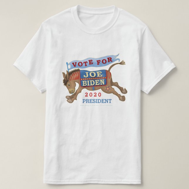 T-shirt Joe Biden pour l'âne 2020 de président Démocrate (Design devant)