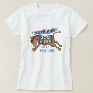 T-shirt Joe Biden pour le président 2020 Démocrate Donkey