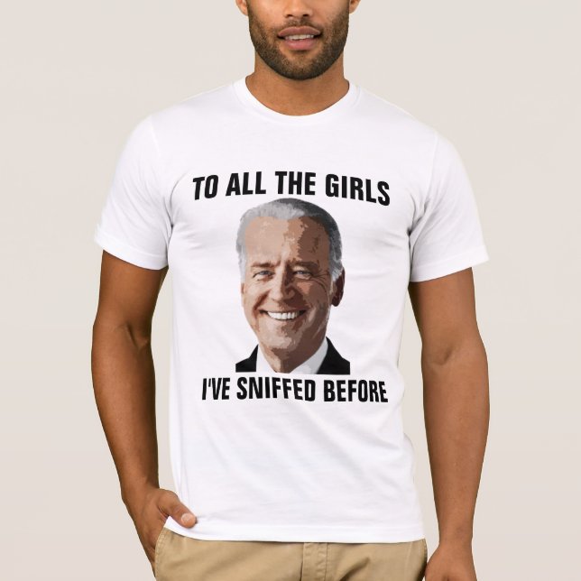 T-SHIRT JOE BIDEN TOUTES LES FILLES QUE J'AI INONDÉES AVAN (Devant)
