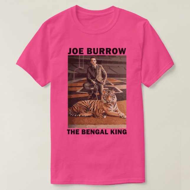 T-shirt Joe Burrow, roi du Bengale (Design devant)