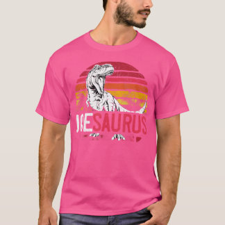 T-shirt Joe Saurus Funny Dinosaure personnalisé T Rex Nom