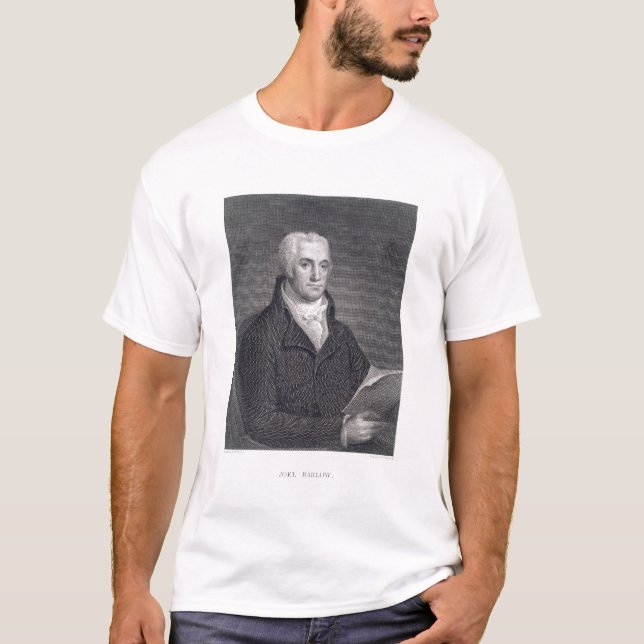 T-shirt Joel Barlow (1754-1812), gravé par le brun D de (Devant)