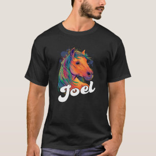 T-shirt JOEL Cute Boy Nom avec beau cheval