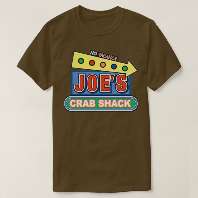 T-shirt Joes Extraordinaires Crab Shack Design Classique T (Design devant)
