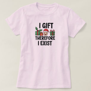 T-shirt J'offre donc j'existe Noël