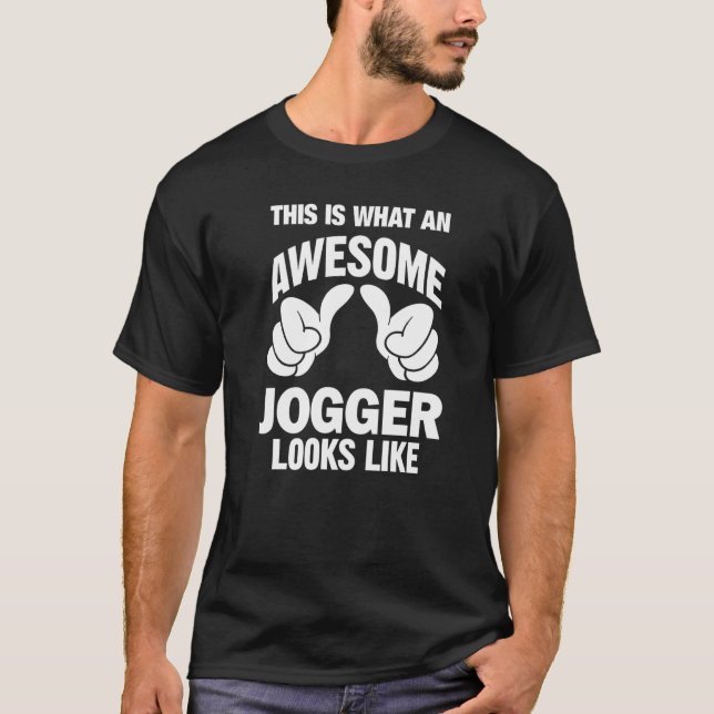 T-shirt Jogger Incroyable Ressemble à Drôle (Devant)
