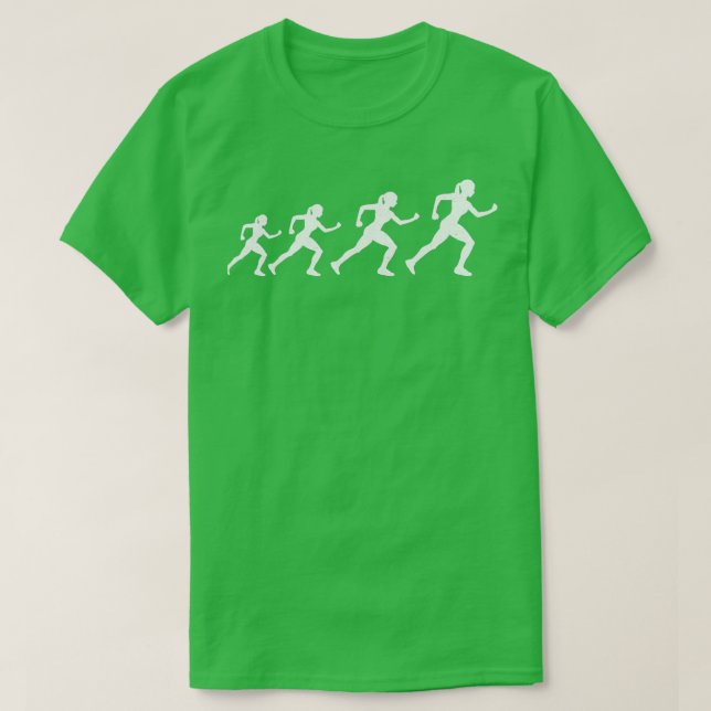 T-SHIRT JOGGGING DU RUNNER MARATHON SPRINT (Design devant)
