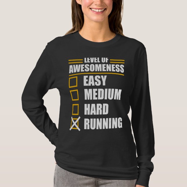 T-shirt Jogging Dit Pour Jogger Runner Run (Devant)