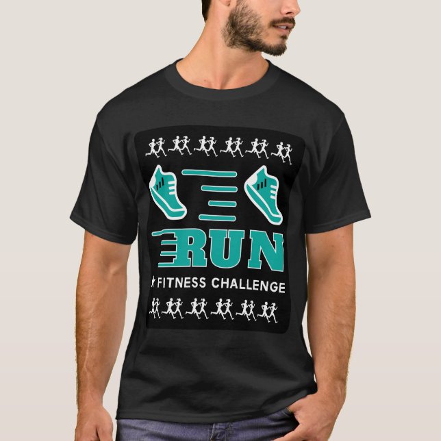 T-shirt Jogging Obtenir Fit Motivation Support Mug Drawstr (Devant)