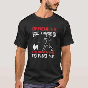 T-shirt Jogging Papillon Dog Walker Jogger Chien animal de