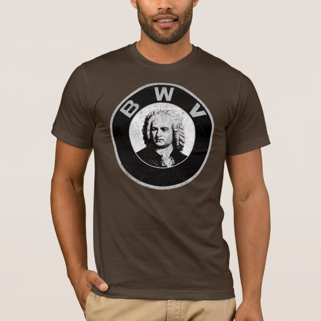 T-shirt Johann Sebastian Bach (Devant)