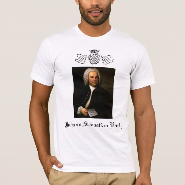 T-SHIRT JOHANN SEBASTIAN BACH (Devant)