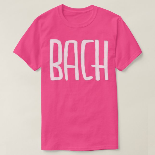 T-shirt Johann Sebastian Bach Compositeur Classique Bach (Design devant)