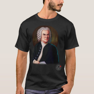 T-shirt Johann Sebastian Bach + logo en10minutos Sticker
