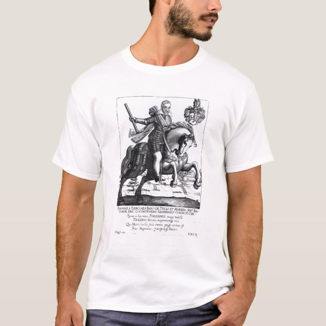 T-shirt Johann Tserclaes, Graf von Tilly (Devant)