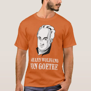 T-shirt Johann Wolfgang Von Goethe Poet Thinker Poète