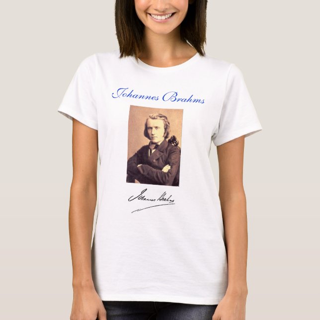 T-SHIRT JOHANNES BRAHMS (Devant)