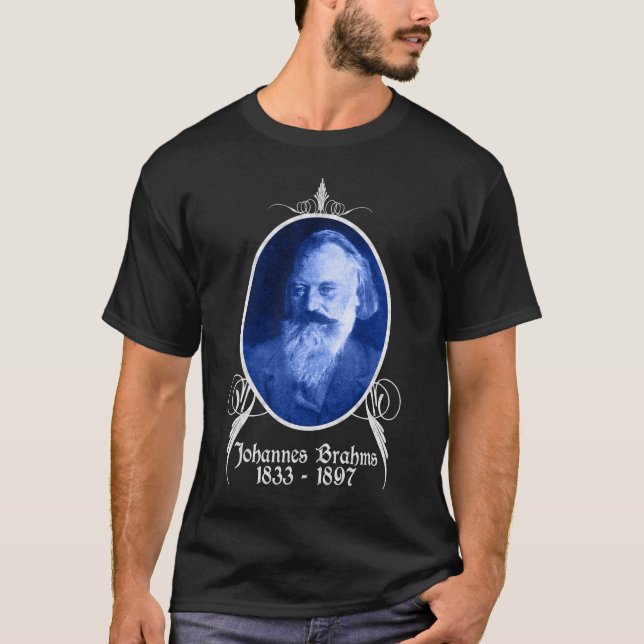 T-shirt Johannes Brahms (Devant)