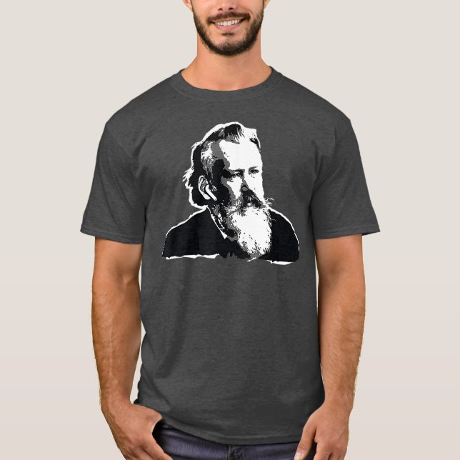 T-shirt Johannes Brahms Bach Classical Music Composer (Devant)