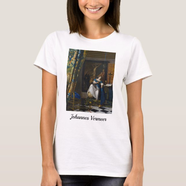 T-shirt Johannes Vermeer - Allégorie de la foi (Devant)