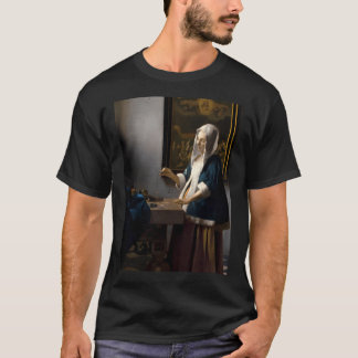 T-shirt Johannes Vermeer Femme Tenant Un